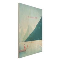 Bilderwelten Holzbild Natur & Landschaft - Hochformat 2:3 Reiseposter - Thailand