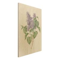 Bilderwelten Holzbild Blumen - Hochformat 2:3 Maria Geertruyd Barbiers-Snabilie - Flieder