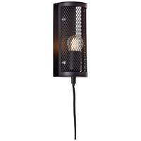 Brilliant wandlamp Maze zwart E27