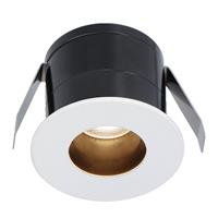 HOFTRONIC™ Olivia witte LED Inbouwspot - Verzonken - 12V - 3 Watt - Veranda verlichting - voor buiten - 2700K warm wit