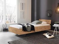 Mobistoxx Bed IXANA 90x200 cm artisan eik met hoofdeinde met matras met lattenbodem