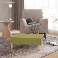 vidaXL Fußhocker Grün 78x56x32 cm Stoff 