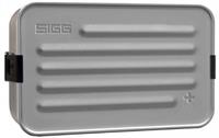 Sigg broodtrommel 22,9 x 14,5 cm aluminium grijs