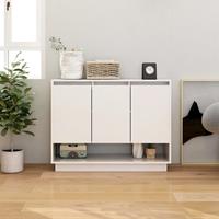 vidaXL Dressoir 97x31x75 cm spaanplaat wit
