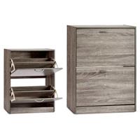 Gift Decor Schuhschrank Grau Spanplatte (24 x 80 x 60 cm)