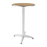runder Stehtisch Eschenholz 1 Bein 60cm