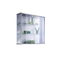 EUROKRAFTpro Design wandvitrine, h x b x d = 800 x 820 x 250 mm, zonder verlichting