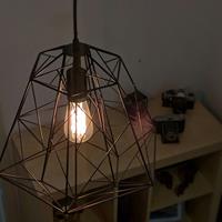 QAZQA Industriële hanglamp Zwart