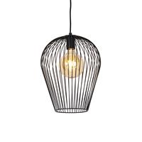 QAZQA Design Hängelampe schwarz - Wire Ario