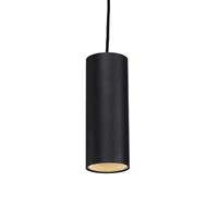 QAZQA Hanglamp tubo - Zwart - Design - D 100mm