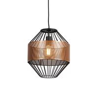 QAZQA Design Hängelampe Kupfer mit schwarz 30 cm - Mariska