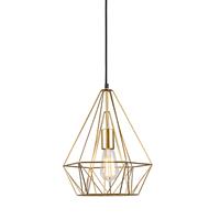 Qazqa - Smarte Industrie-Hängelampe gold inkl. WiFi ST64 - Korpus - Gold/Messing