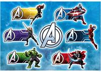 Komar Wandfolie Avengers Plates 100 x 70 cm (7 stuks)