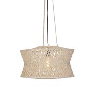 QAZQA Hanglamp leonard - Naturel - Oosters - D 50cm