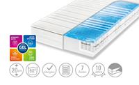 Dreamer Junges Wohnen 7-Zonen-Gelart-Tonnentaschenfederkernmatratze  Flexo 3 ¦ weiß ¦ Maße (cm): B: 80 H: 20  - Möbel Kraft