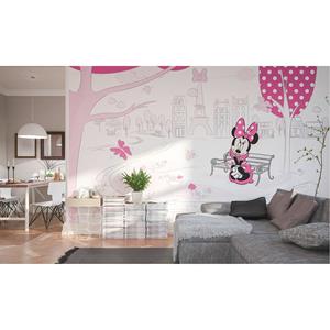 Home24 Fotobehang Minnie in Paris, Komar