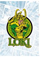 Komar Wandfolie Loki Comic Classic 50 x 70 cm (1 stuk)