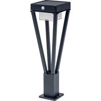 LEDVANCE ENDURA STYLE SOLAR BOUQUET POST SENSOR LED Sockelleuchte Warmweiß 50 cm Aluminium Schwarz