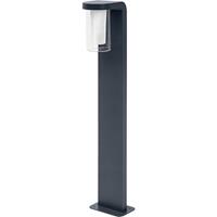 LEDVANCE SMART+ LED OUTDOOR CASCADE POST Sockelleuchte Warmweiß WiFi 80 cm Aluminium Dunkelgrau