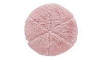 HOME STORY Pouf  Fluffi ¦ rosa/pink ¦ 100% Polyesterfüllung, 750gr. Ø: [60.0]  - Möbel Kraft