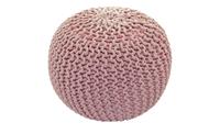 HOME STORY Strickpouf ¦ rosa/pink ¦ Maße (cm): H: 38  Ø: [50.0]  - Möbel Kraft