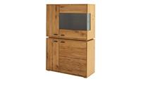 Woodford Kombi-Highboard  Moris ¦ holzfarben ¦ Maße (cm): B: 93 H: 137 T: 38  - Möbel Kraft