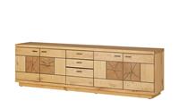 Gray & Jones Lowboard  Black Coast Two ¦ holzfarben ¦ Maße (cm): B: 225 H: 68 T: 42  - Möbel Kraft