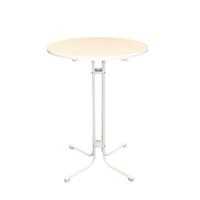 Nisbets Statafel Monaco wit 80cm