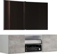 VCM TV Schrank Lowboard Tisch Board Fernseh Sideboard Wandschrank Jusa weiß