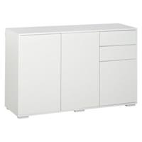 HOMCOM Sideboard mit Anti-Kippvorrichtung weiß