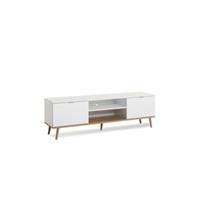 HTI-Living TV-Board Göteborg mit 4 Fächern weiß