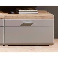 LOMADOX Lowboard FARO-36 in basalt mit Deckplatte in Eiche Altholz Nb., B/H/T: ca. 80/51/47 cm grau