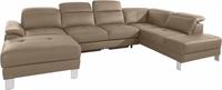 Exxpo - sofa fashion Wohnlandschaft, inkl. Kopf- bzw. Rückenverstellung, wahlweise mit Bettfunktion und Bettkasten