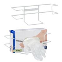 Handschuhspender 2er Set weiß