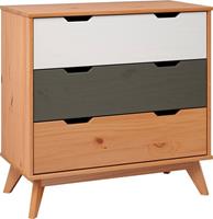INTER-FURN Kommode »Scandik«, praktisch und aus massiver Kiefer