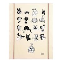 Theedoeken Winkler GRAND TORCHON DUBOUT MULTI PORTRAITS