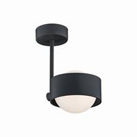 Euluna Plafondlamp Mado van staal, zwart, 1-lamp
