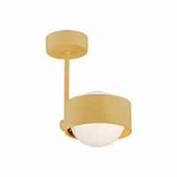 Euluna Plafondlamp Mado van staal, goud, 1-lamp