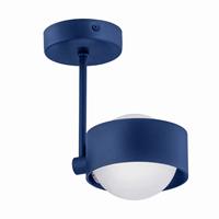 Euluna Plafondlamp Mado van staal, blauw, 1-lamp