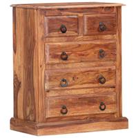 VidaXL Schubladenschrank 60 x 35 x 75 cm Massivholz 