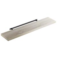 Casaria Wandregal Schweberegal 110cm Eiche + Halterung