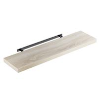 Casaria Wandplank Zwevend Eik MDF 90x23x3,8cm