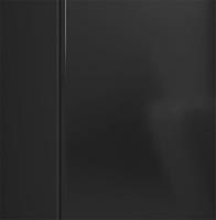VCM 2-tlg. Waschplatz Waschbecken Schrank WC Gäste Toilette Badmöbel klein schmal Slito schwarz