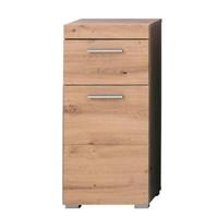 LOMADOX Bad Schrank ALTENA-19 in Asteiche Nb., B/H/T: ca. 37/79/31 cm braun
