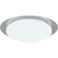 BES LED LED Plafondlamp - Badkamerlamp - Trion Frozen - 12W - RGBW - Dimbaar - Afstandsbediening - Sterlicht - Rond - Mat Wit - Kunststof