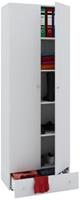 VCM Mehrzweckschrank Dielenschrank Vandol   Auswahlmöglichkeiten: +Schublade / +Aufsatz, Höhe 198 cm weiß