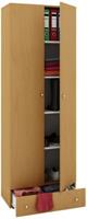 VCM Mehrzweckschrank Dielenschrank Vandol   Auswahlmöglichkeiten: +Schublade / +Aufsatz, Höhe 198 cm braun