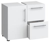VCM Bad Unterschrank Waschbeckenunterschrank Badunterschrank Schrank Möbel Flandu 51 x 60 x 30 cm weiß