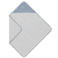 Hibboux Kapuzenhandtuch Star blau Gr. 75 x 75