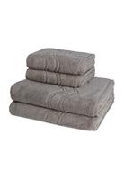 Ross 2 X Handtuch Duschtuch - im Set Cashmere feeling, braun, 4er